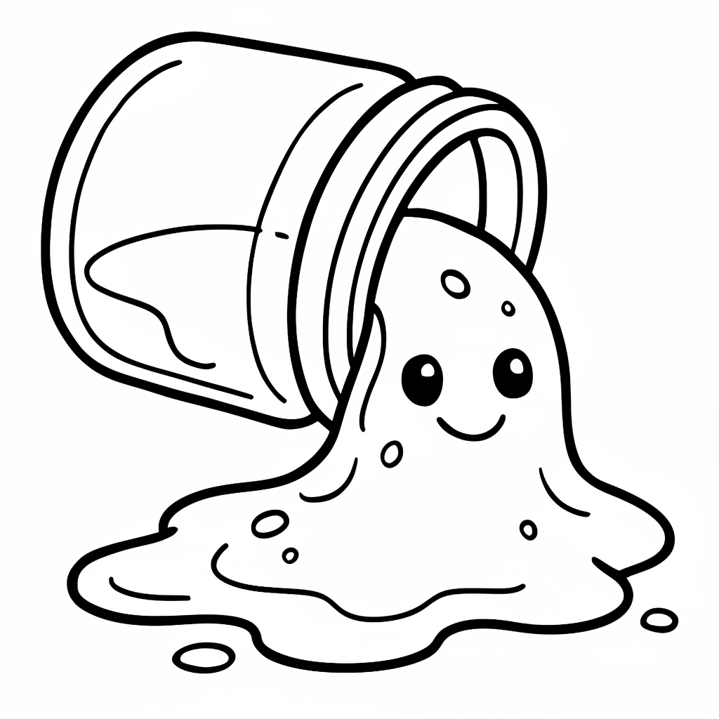 Slime Colouring Book